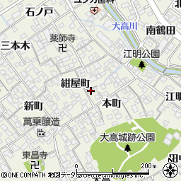 愛知県名古屋市緑区大高町紺屋町43周辺の地図