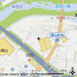 岡山県津山市河辺735周辺の地図