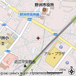 滋賀県野洲市小篠原1234周辺の地図