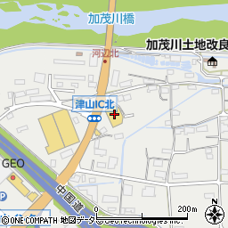 岡山県津山市河辺761周辺の地図