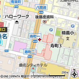 フラワー薬局寿店周辺の地図
