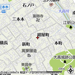 愛知県名古屋市緑区大高町紺屋町16周辺の地図