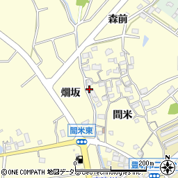 愛知県豊明市間米町間米180周辺の地図