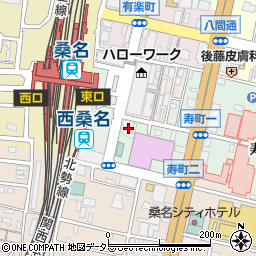 桑名信用金庫駅前ビル周辺の地図