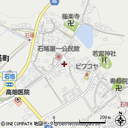滋賀県東近江市石塔町665周辺の地図