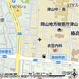 岡山県津山市椿高下26-1周辺の地図