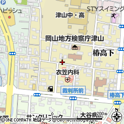 akippa椿高下57駐車場周辺の地図