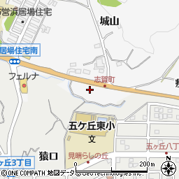 愛知県豊田市志賀町（山ノ神）周辺の地図