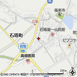 滋賀県東近江市石塔町678周辺の地図