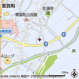兵庫県神崎郡神河町粟賀町300周辺の地図
