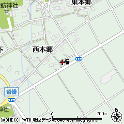 愛知県豊明市沓掛町西本郷159周辺の地図