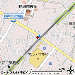 滋賀県野洲市小篠原1037周辺の地図