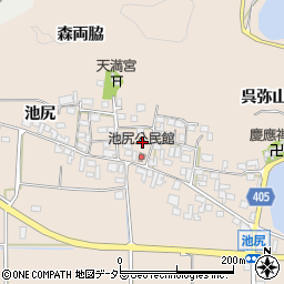 京都府亀岡市馬路町池尻周辺の地図