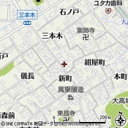 愛知県名古屋市緑区大高町新町56周辺の地図