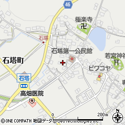 滋賀県東近江市石塔町674周辺の地図