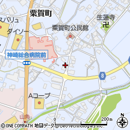 兵庫県神崎郡神河町粟賀町315周辺の地図