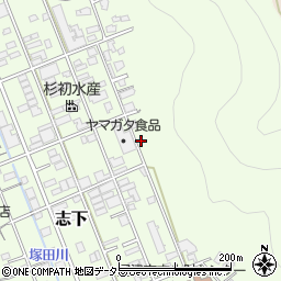 静岡県沼津市志下864周辺の地図
