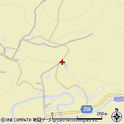 千葉県南房総市増間周辺の地図