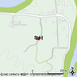 島根県美郷町（邑智郡）亀村周辺の地図