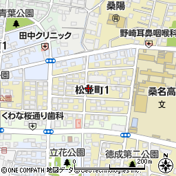 〒511-0814 三重県桑名市松並町の地図