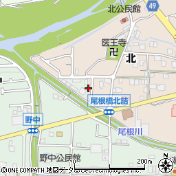 兵庫県丹波篠山市北周辺の地図