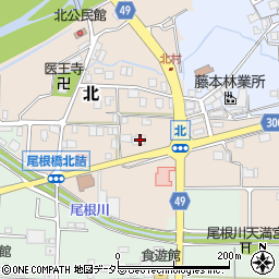 兵庫県丹波篠山市北206周辺の地図