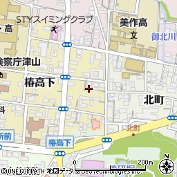 岡山県津山市椿高下123周辺の地図