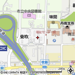 兵庫県丹波篠山市東吹1800-2周辺の地図