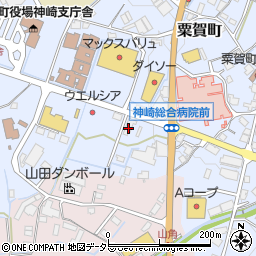 兵庫県神崎郡神河町粟賀町366周辺の地図