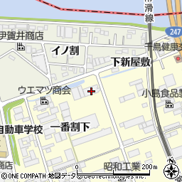 愛知県東海市名和町一番割下1周辺の地図