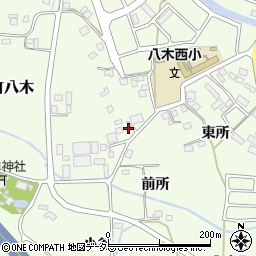 京都府南丹市八木町八木前所周辺の地図