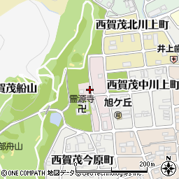 京都府京都市北区西賀茂北今原町周辺の地図