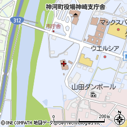 兵庫県神崎郡神河町粟賀町661-1周辺の地図