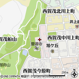 京都府京都市北区西賀茂北今原町周辺の地図