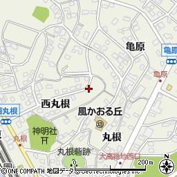 愛知県名古屋市緑区大高町西丸根周辺の地図
