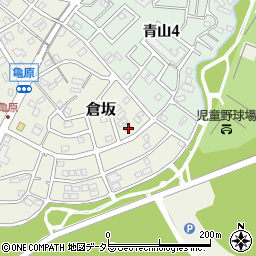 愛知県名古屋市緑区倉坂8周辺の地図