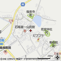 滋賀県東近江市石塔町928周辺の地図