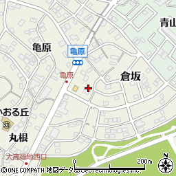 愛知県名古屋市緑区倉坂1111周辺の地図