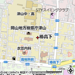 岡山県津山市椿高下50-1周辺の地図