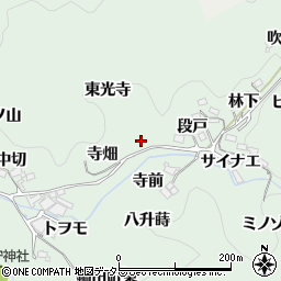 愛知県豊田市鍋田町東光寺周辺の地図