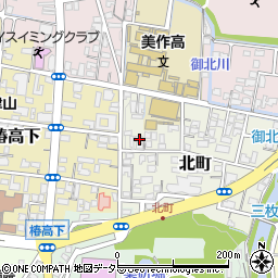 岡山県津山市北町30周辺の地図