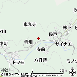 愛知県豊田市鍋田町（東光寺）周辺の地図
