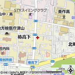 岡山県津山市椿高下122-1周辺の地図