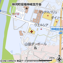 コメリハード＆グリーン神崎店周辺の地図