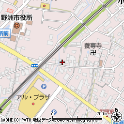 滋賀県野洲市小篠原1387周辺の地図
