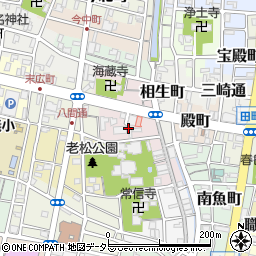 三重県桑名市北寺町周辺の地図