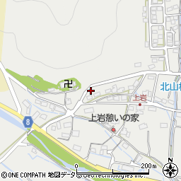 兵庫県神河町（神崎郡）上岩周辺の地図