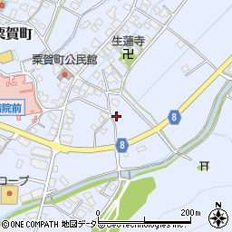 兵庫県神崎郡神河町粟賀町174周辺の地図