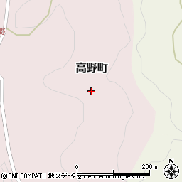愛知県豊田市高野町南周辺の地図