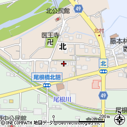 兵庫県丹波篠山市北36周辺の地図